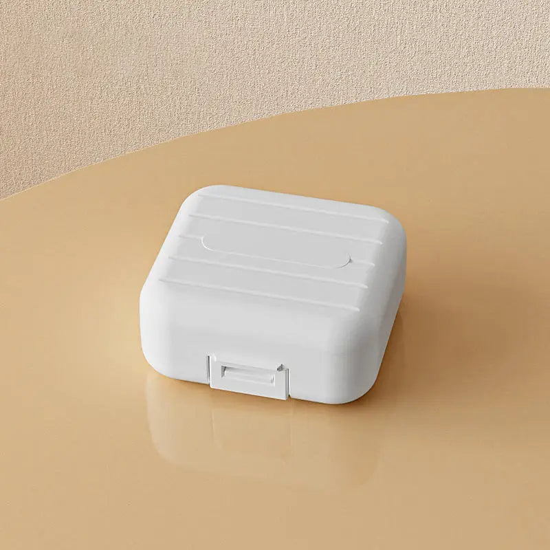 7 Grids Portable Mini Pill Box Double Sealed Medicine Storage Case Week Long Day Divided Lockable Drug Organizer Weekly 2030