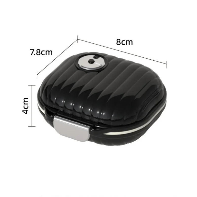 7 Grids Mini Portable Pill Box Weekly Medicine Vitamin Storage Organizer Travel Tablets Sealed Box Pills Case Container