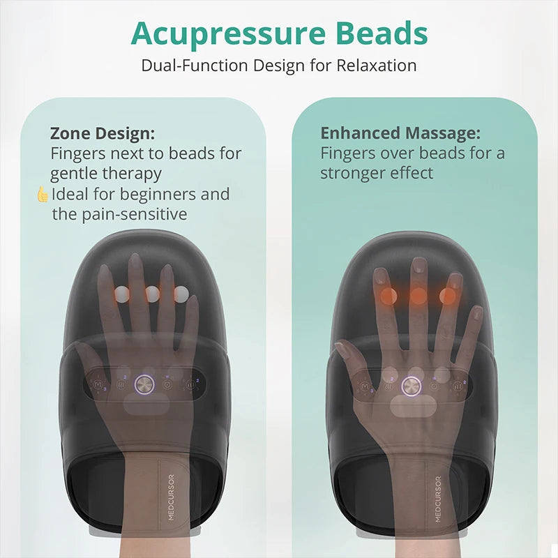 Medcursor Wireless Hand Massager With Air Compression And Heat
