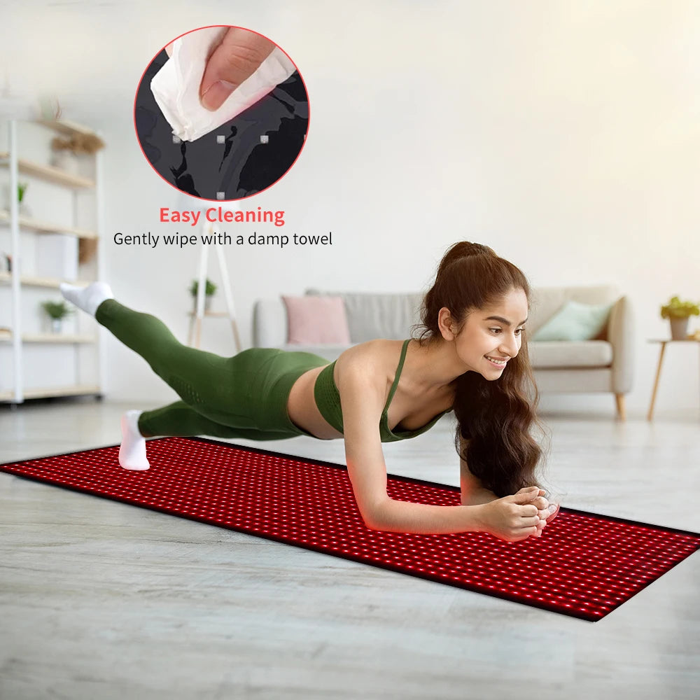 Full Body Red Light Mat 71x31 Inch Infrared Therapy Pad