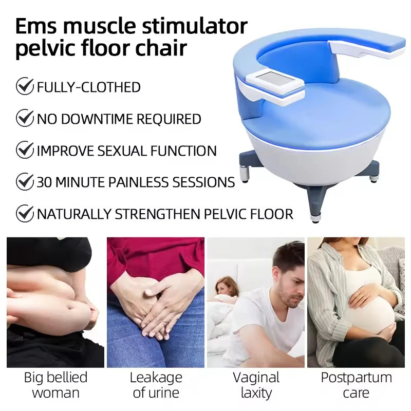 2026 EMS Electromagnetic Invasive Pelvic Floor Chair Strengthening Pelvic Muscles Chair Promote Postpartum Repair Ems Machine