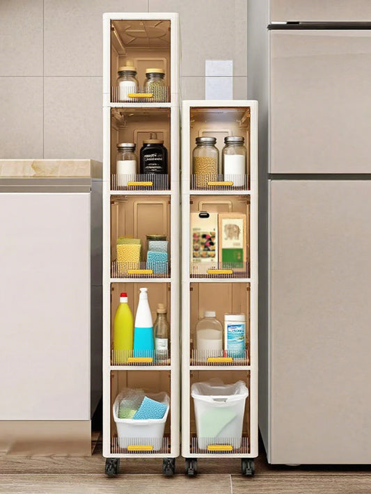 Hign-concerned 5 Layer Gap Cabinet Storage Organizer