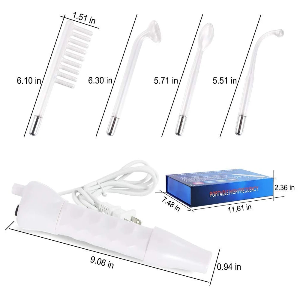 AOKO 4 In 1 High Frequency Facial Therapy Device For Skin Rejuvenation