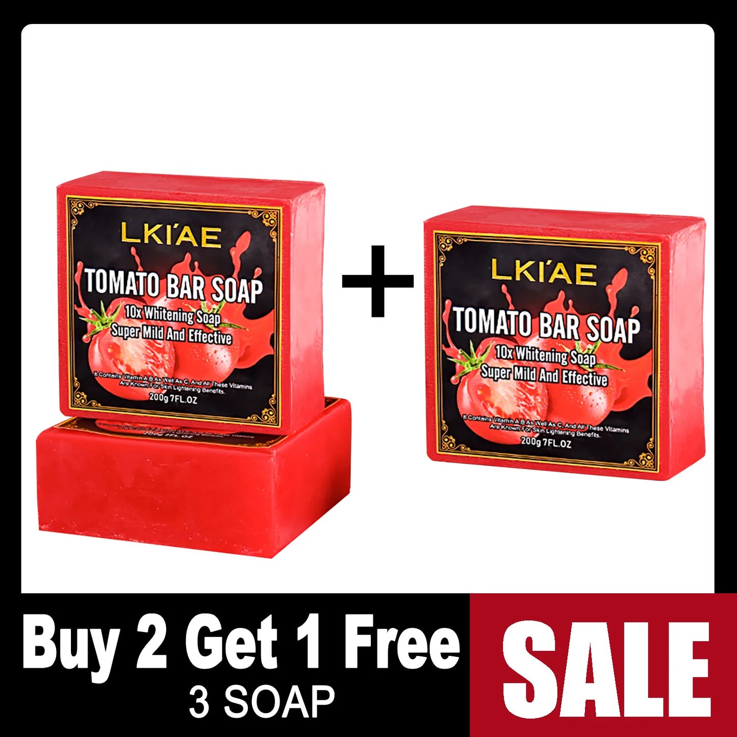 AILKE Aloe Vera Whitening Soap Acne Removal Radiant Skin
