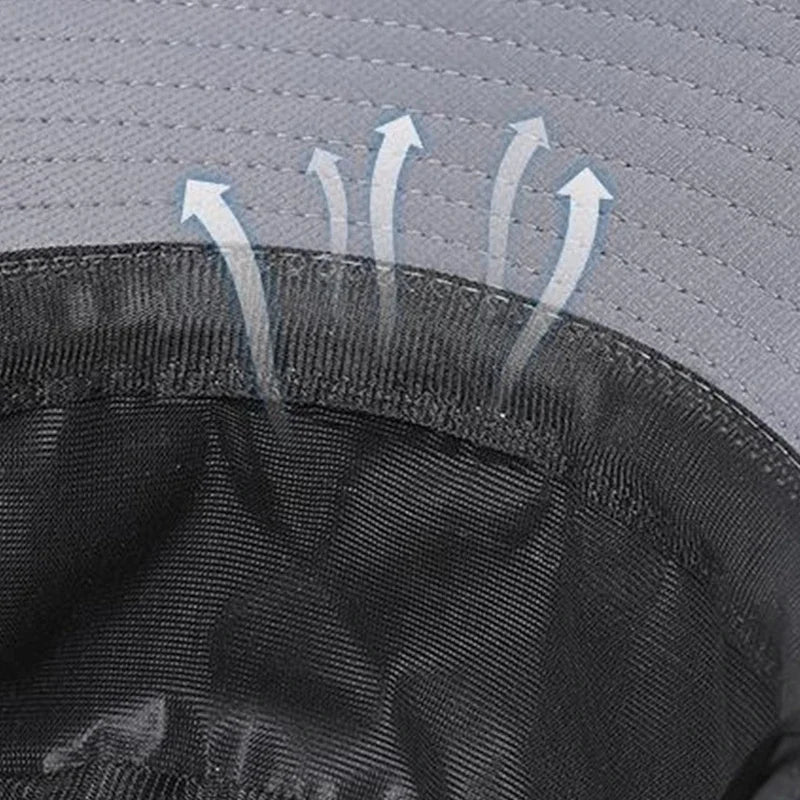 New Fisherman's Hat Fashionable and Versatile Sunscreen Mountaineering Hat Adjustable Breathable Waterproof Outdoor Camping Hat