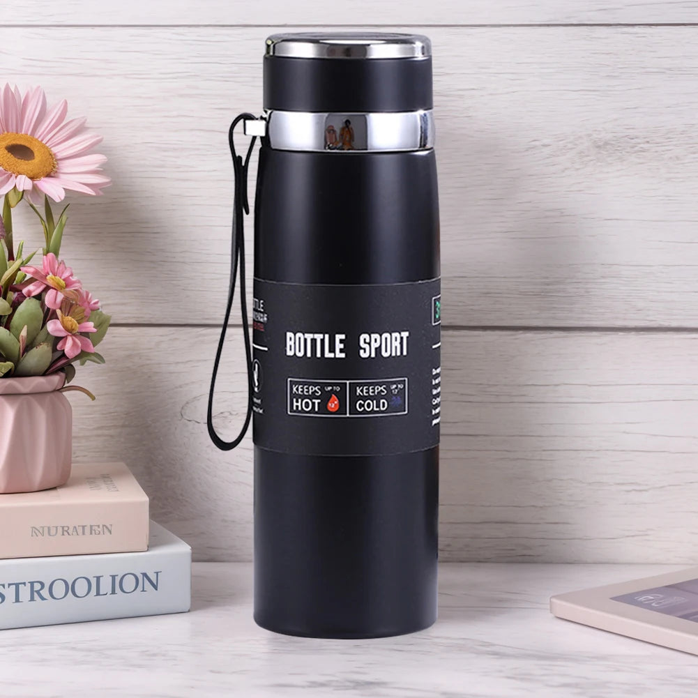 Shunmaii Insulated Water Bottle With Handle Double Wall Vacuum