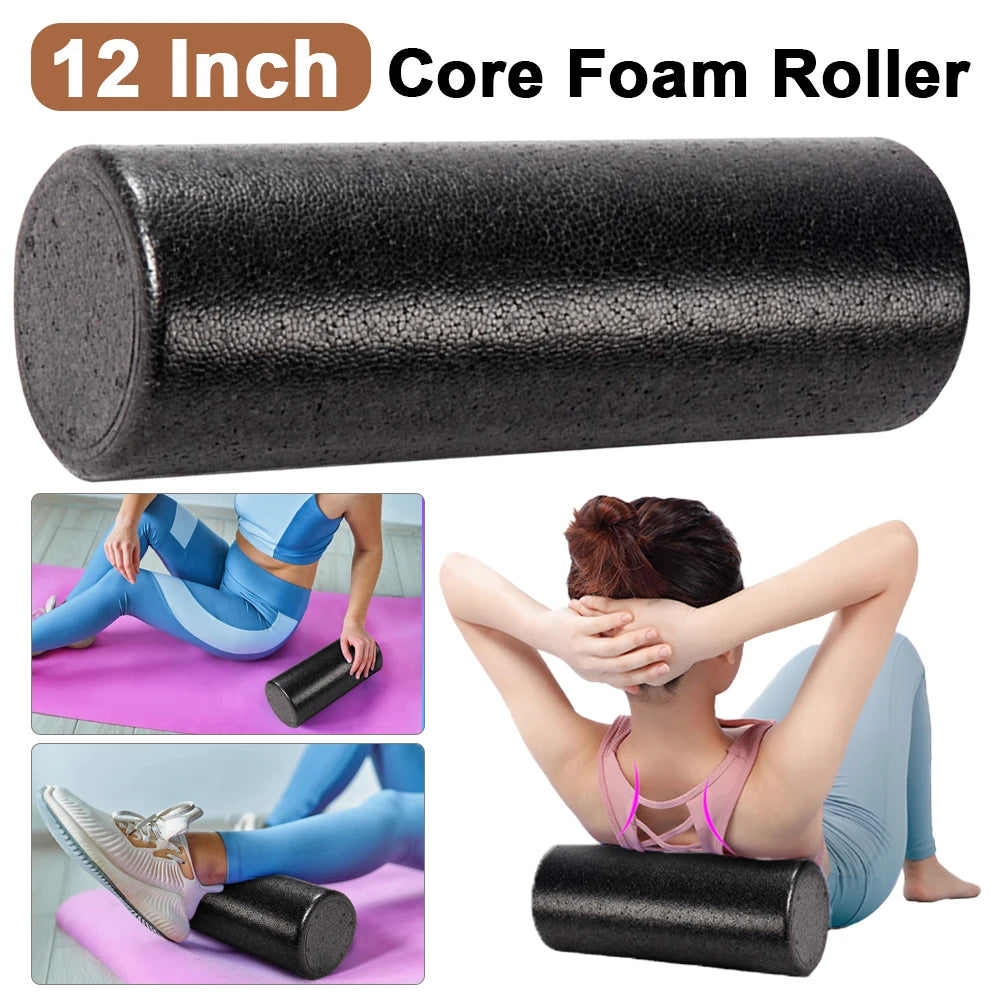 Foam Massage Roller High Density Round Foam Roller For Exercise Yoga Pilates Physical Therapy Self Massage
