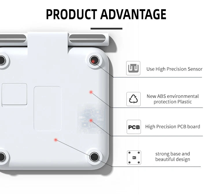 8 Electrode Digital Body Weight Scale With Full Body Composition