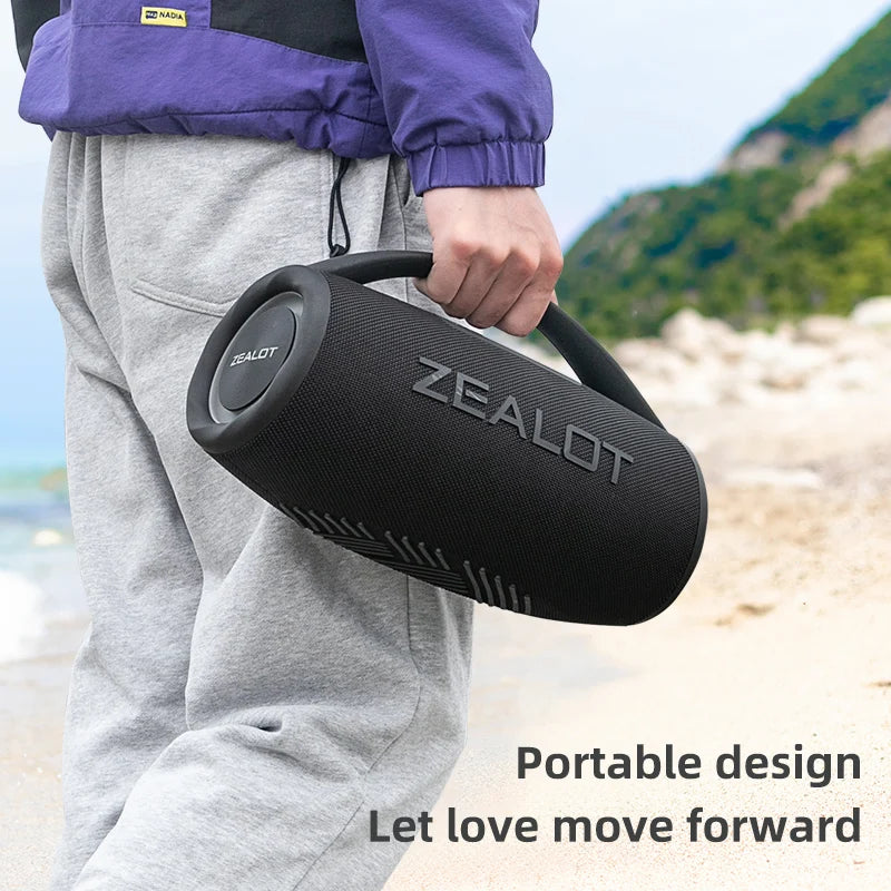 Zealot S97 80W Bluetooth Speaker RGB Light Waterproof Subwoofer