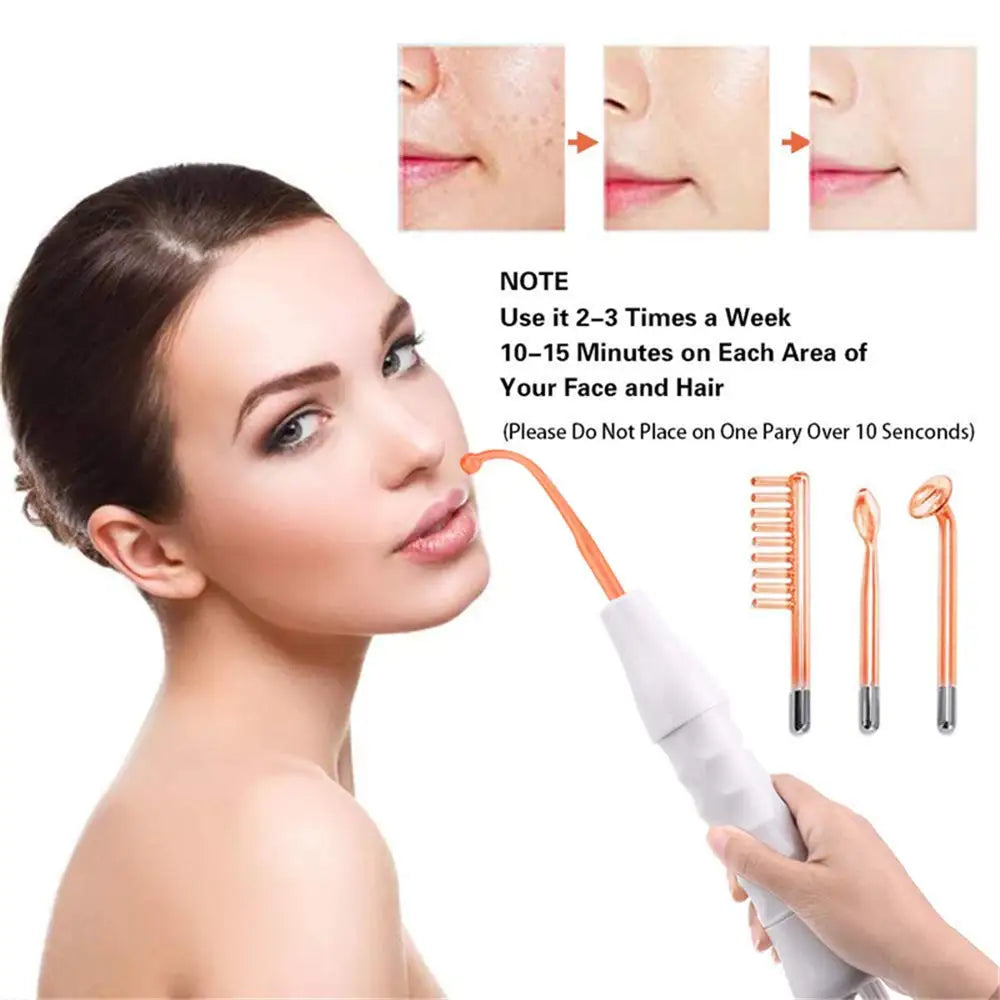 AOKO 4 In 1 High Frequency Facial Therapy Device For Skin Rejuvenation