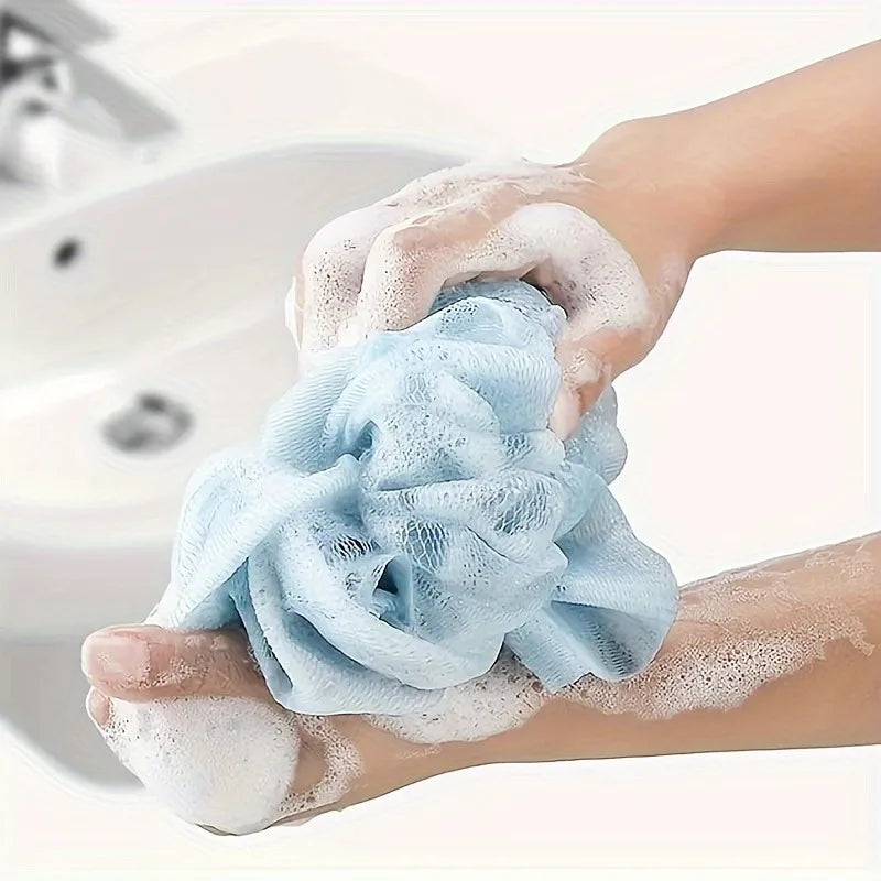 Shower Exfoliating Set With Ball Gloves Towel 3 Piece Bath Accessory