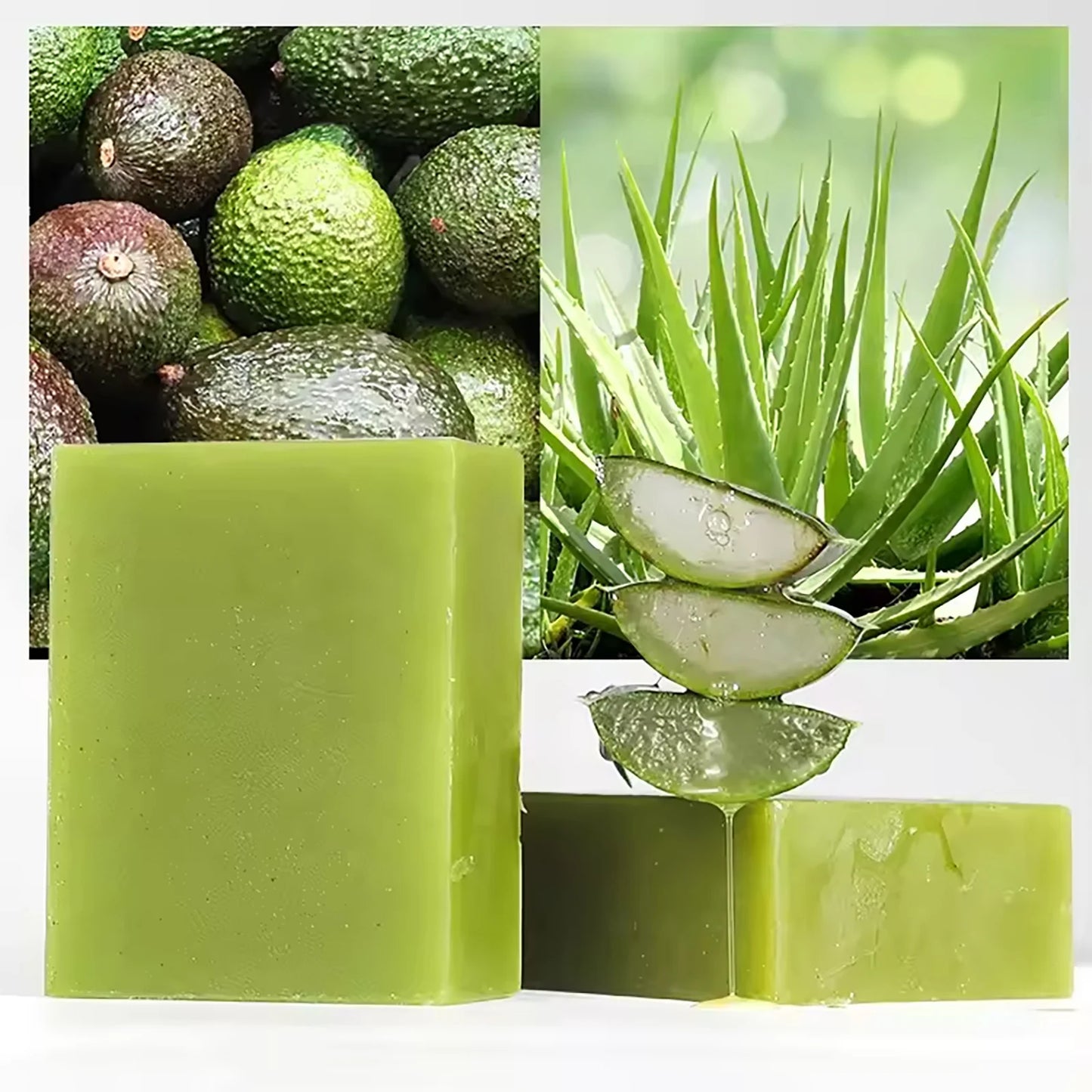 AILKE Aloe Vera Whitening Soap Acne Removal Radiant Skin