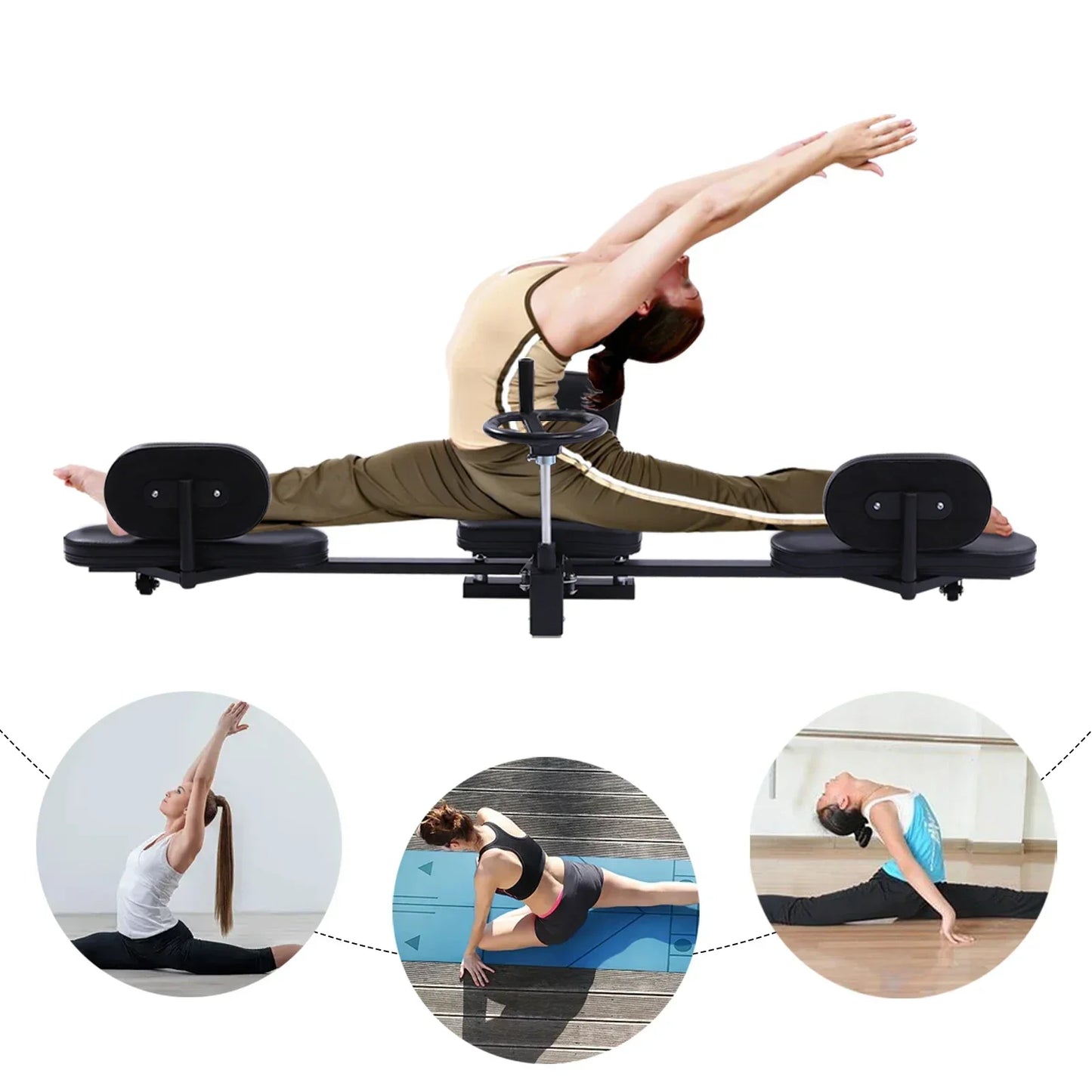 Leg Stretcher 3 Bar Leg Split Stretching Equipment Home Gym