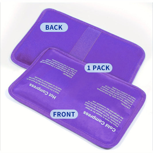 Gel Ice Pack for Injuries Reusable Soft Freezer Ice Bag with Strap Hot Cold Compress Packs for Swelling Bruises Surgery Shoulder