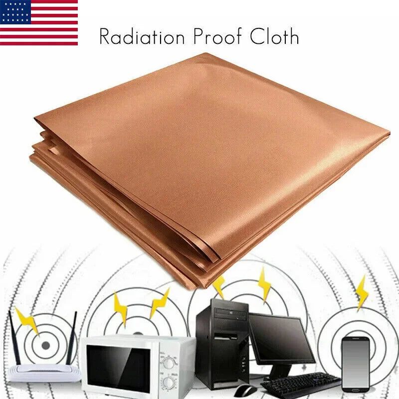Copper Polyester RFID EMI RF Shielding Cloth For Protection