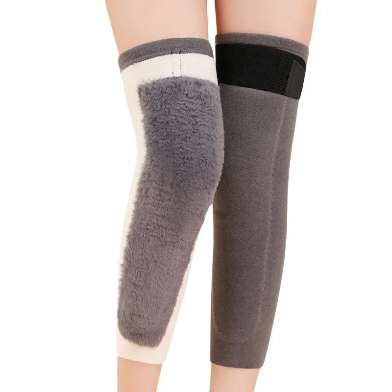 Eelhoe Cotton Plush Leg Warmers Knee Arthritis Knee Braces