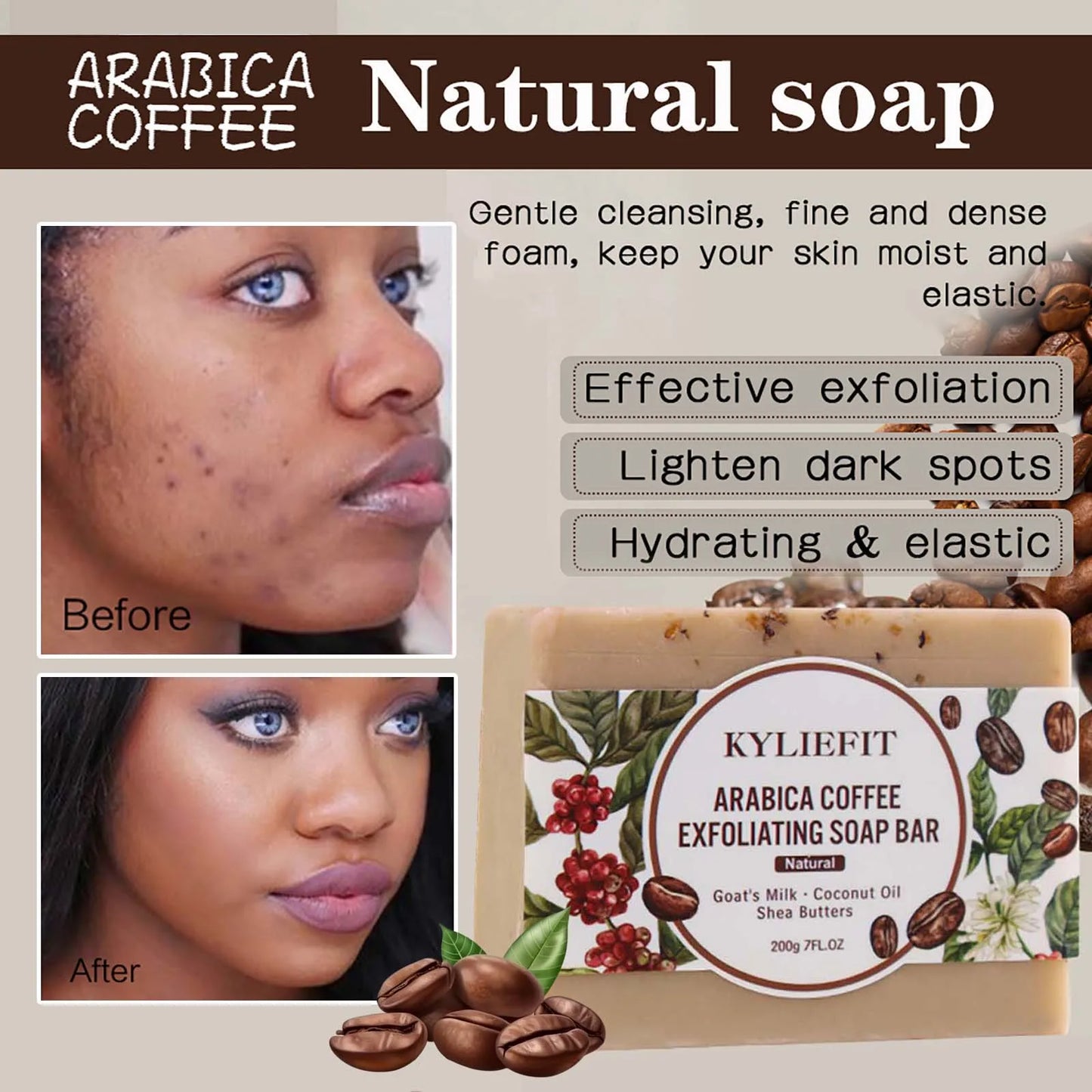AILKE Aloe Vera Whitening Soap Acne Removal Radiant Skin