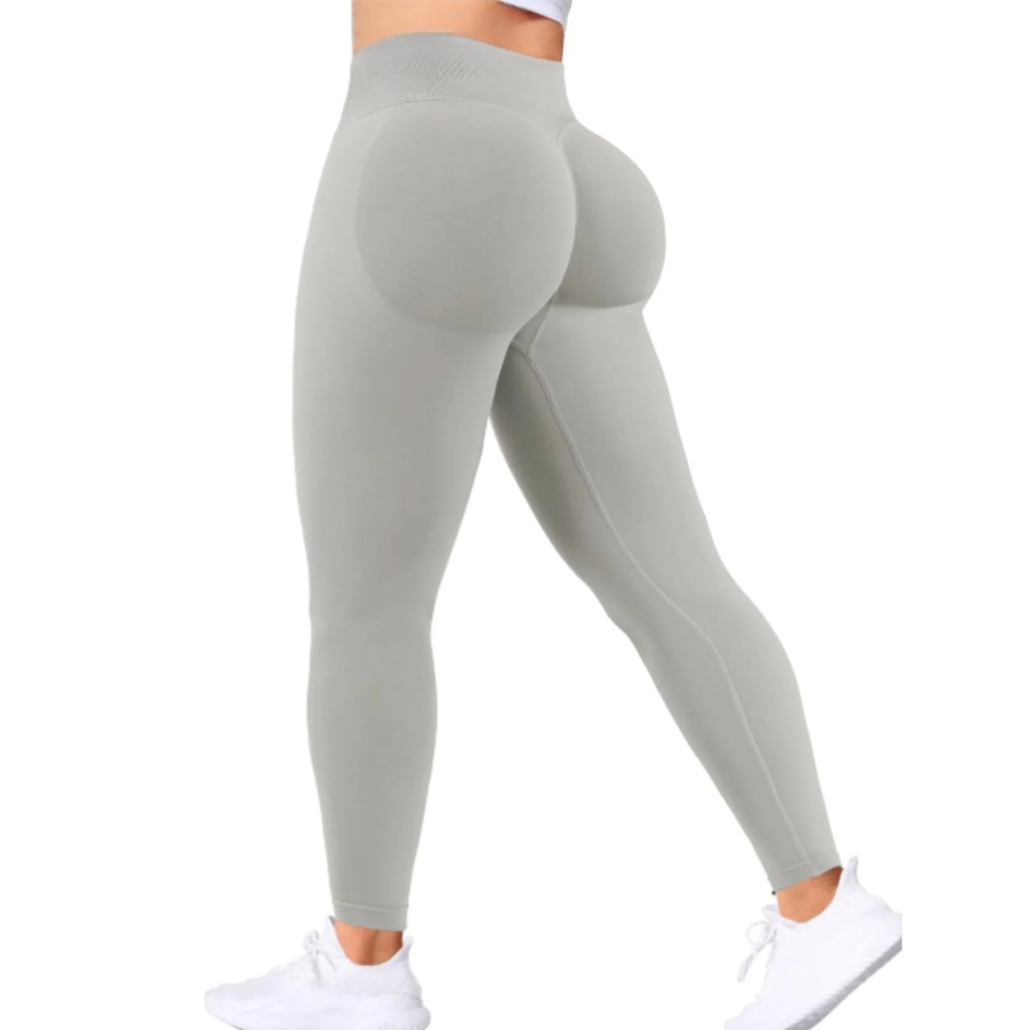Seamless Women Yoga Pants Three Section Waist Hip Lifting