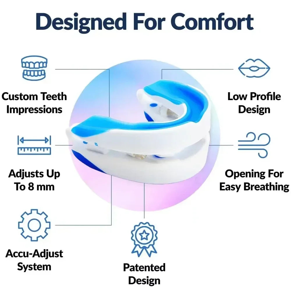 Merall Anti Snore Mouth Guard Silicone Sleep Aid Bruxism