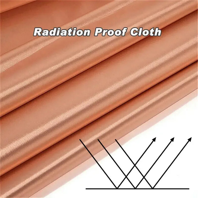 Copper Polyester RFID EMI RF Shielding Cloth For Protection