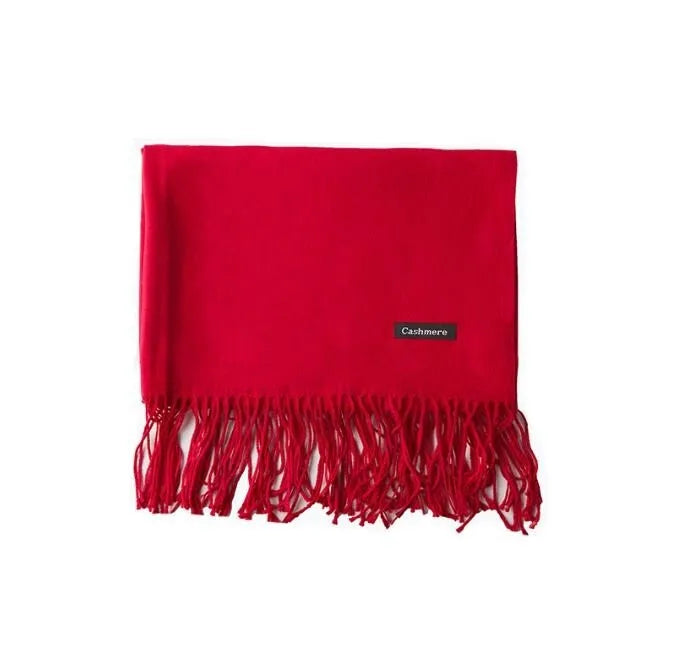 Premium Cashmere Wool Shawl Wrap Scarf Unisex Blanket