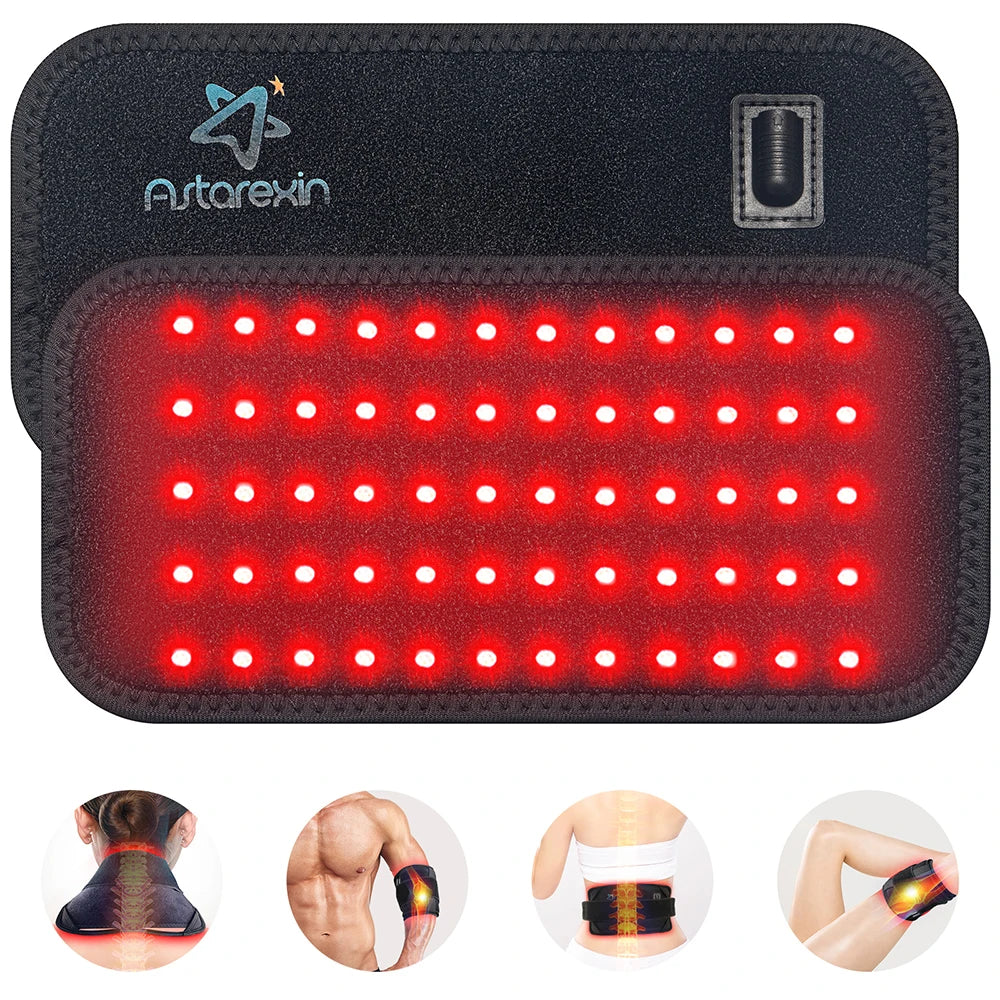 Red Light Therapy Belt 60 LEDs 660nm Red Light Infrared 850nm Wrap Slimming Machine Waist Heat Pad For Muscle Soreness Skin Care