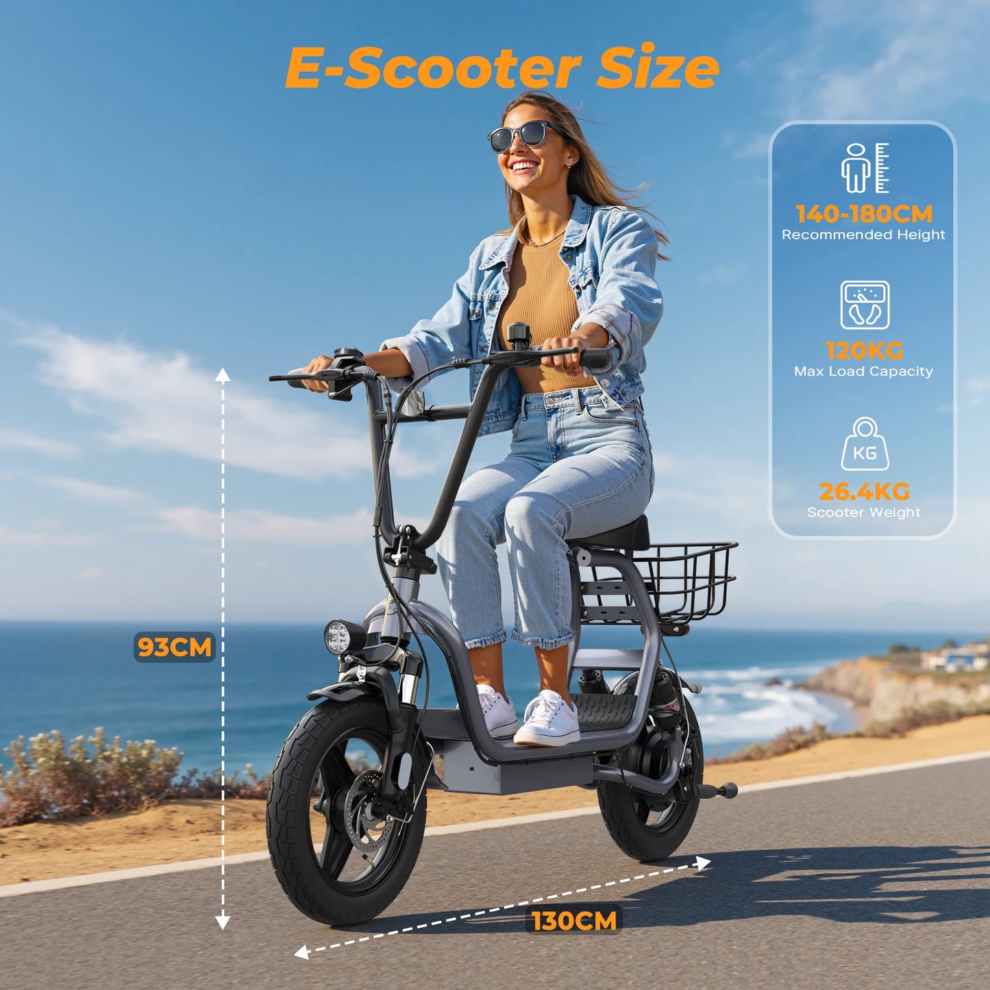 VARUN P5 Adult  Electric Scooter 750W Motor 48V499.2WH Battery City Escooter 14 Inch  Tire Foldable E-Scooter
