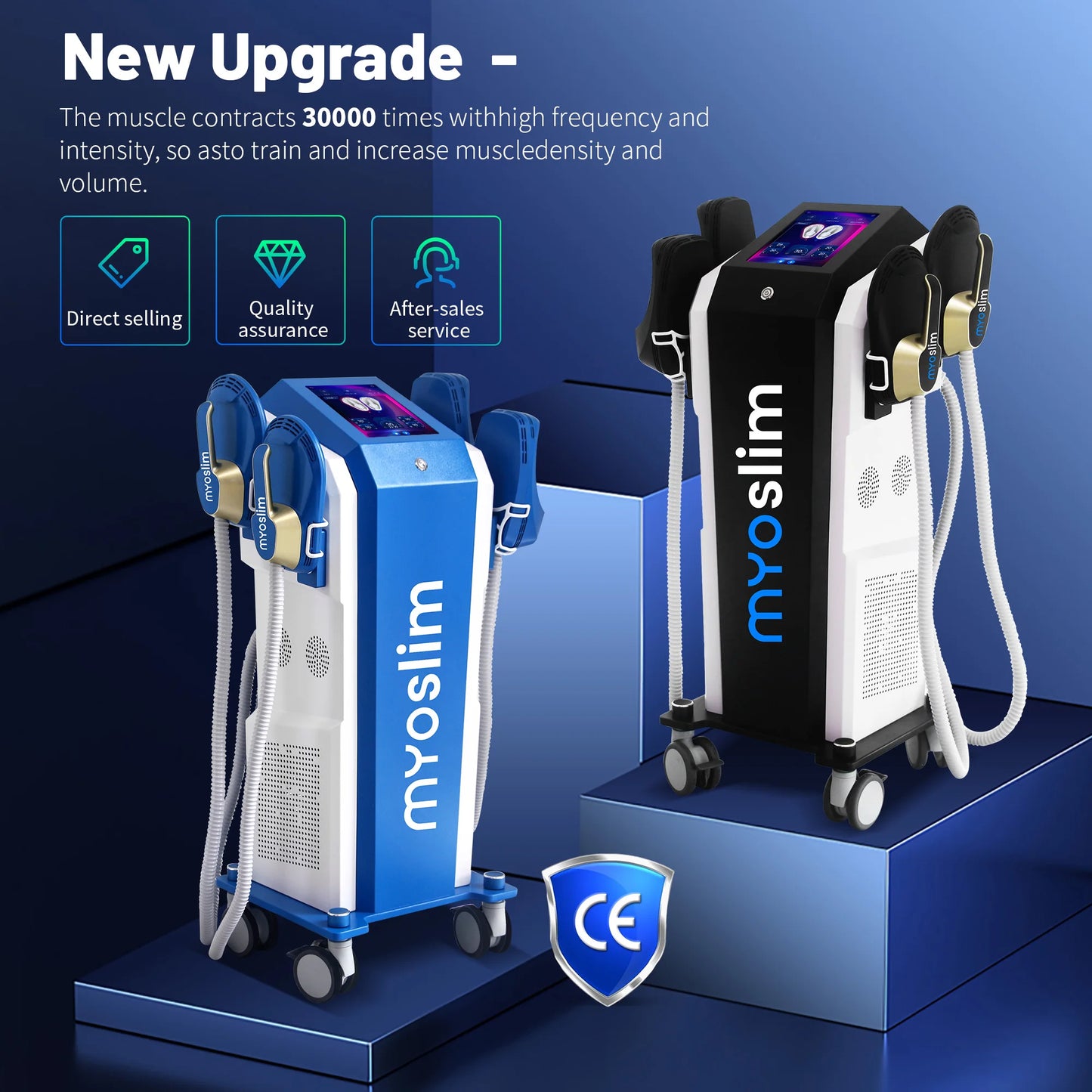 MYOSLIM Portable EMS Slimming Machine For Fat Burn Muscle