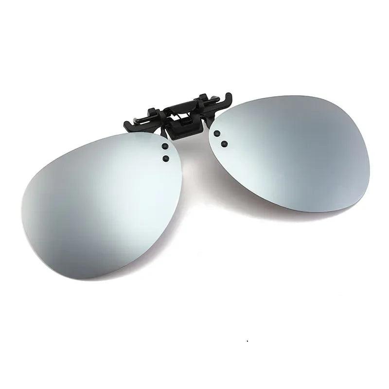 KLASSNUM Polarized Clip On Sunglasses Photochromic For Unisex Driving