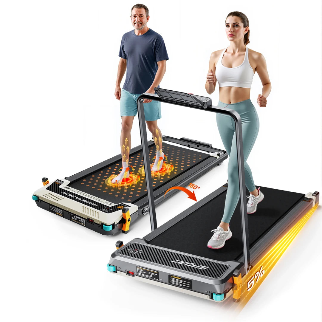AKLUER Walking Pad Treadmill For Home TwoPointFiveHP 2 In 1