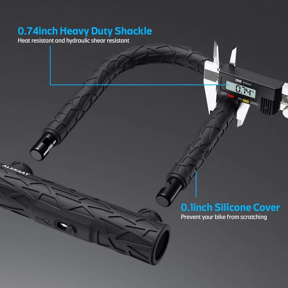 Hign-concerned Heavy Duty Bike U Lock 12Ton 20mm Anti Theft