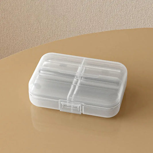 7 Grids Portable Mini Pill Box Double Sealed Medicine Storage Case Week Long Day Divided Lockable Drug Organizer Weekly 2030