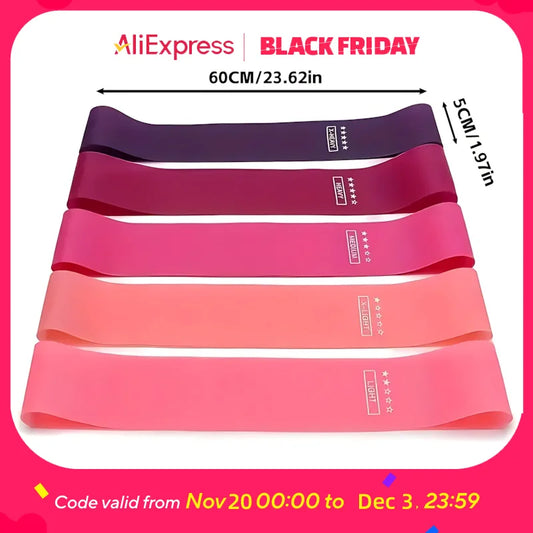 The Perfect Fitness 5 Level Glute Bands Set for Strengthening