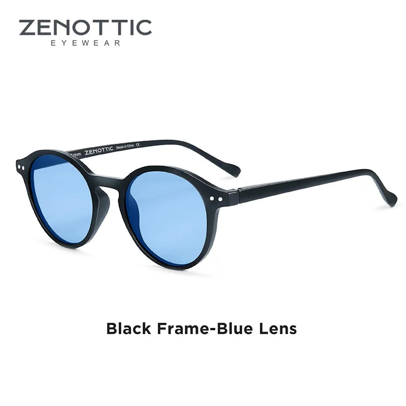 Zenottic Retro Polarized Sunglasses Vintage Round Frame UV400
