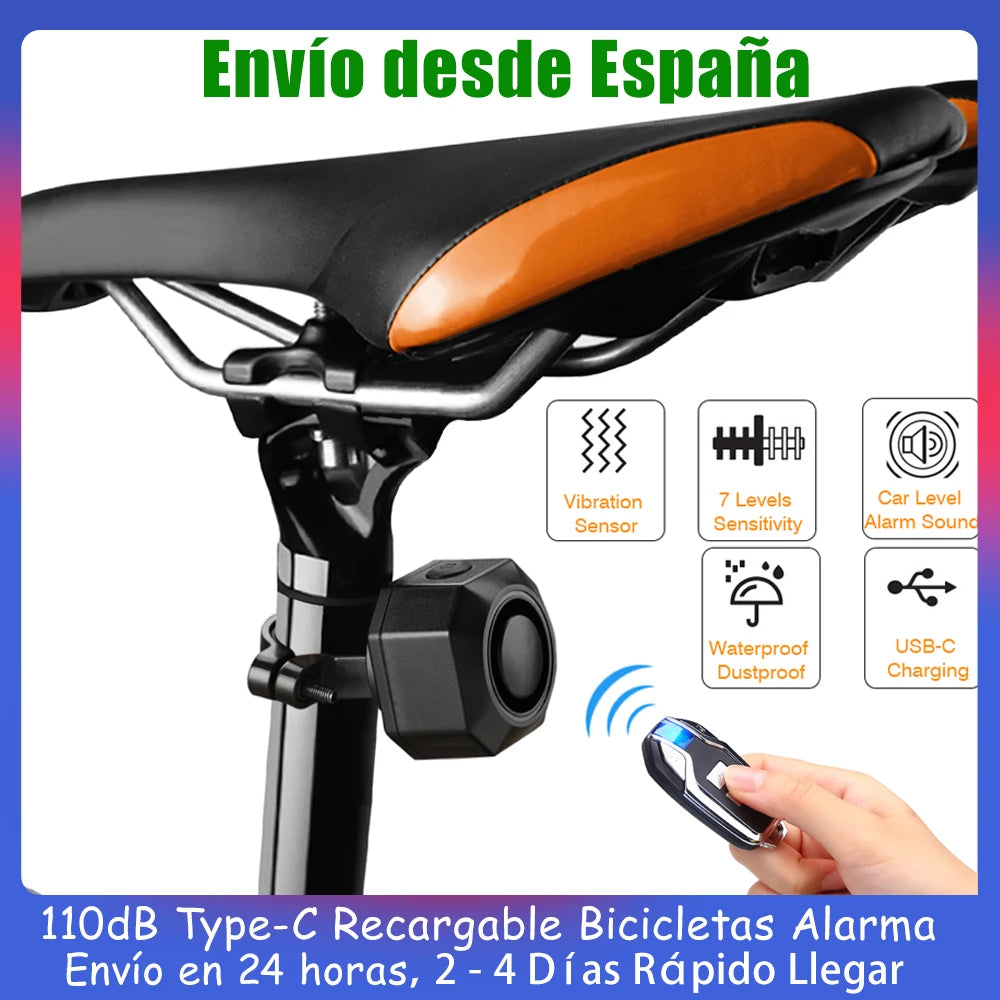 Elecpow Bicycle Alarm Wireless Waterproof Anti Theft