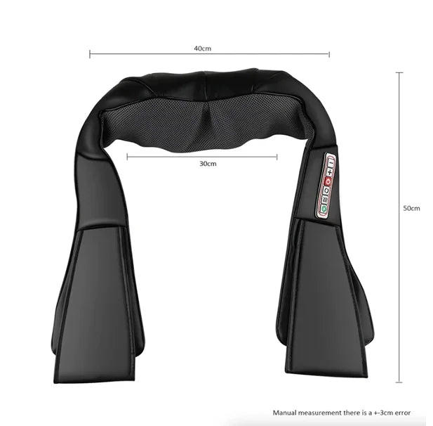 Back Neck And Shoulder Massager Heat 3D Kneading Pillow
