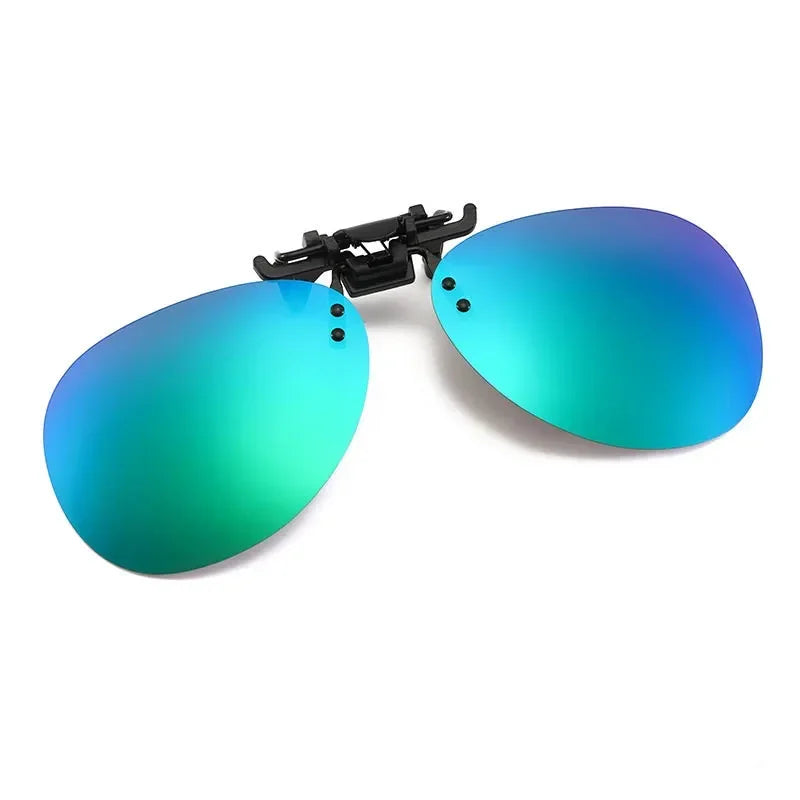 KLASSNUM Polarized Clip On Sunglasses Photochromic For Unisex Driving