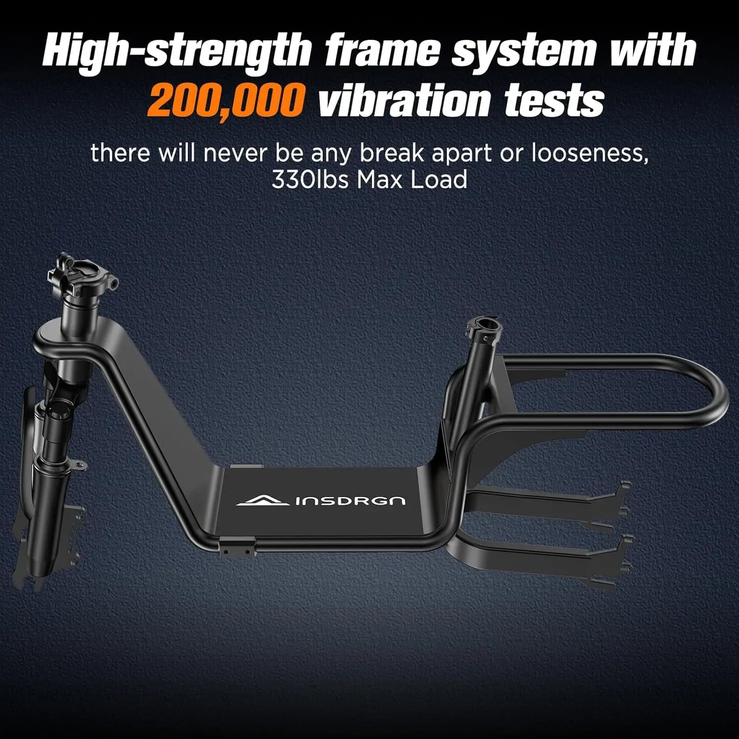 INSDRGNC14 Foldable Electric Bicycle 900W Dual Disc Brakes