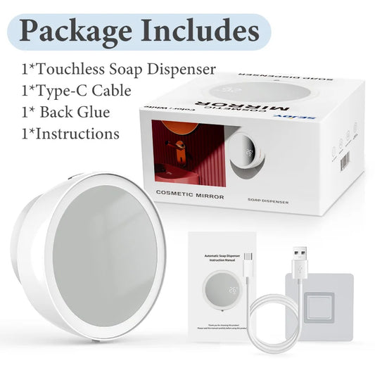 Hign-concerned Automatic Touchless Foaming Soap Dispenser 280ml USB Rechargeable 3 Level Adjustable Foam