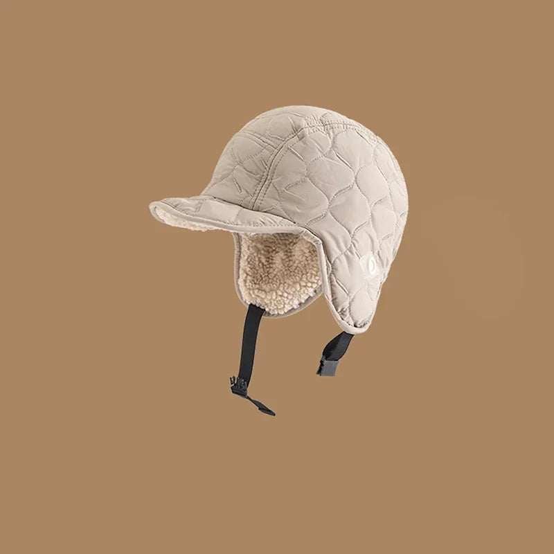 Winter Men Women Trapper Aviator Trooper Earflap Warm Waterproof Ski Down Hat Bomber Cap Ear Protectors Hats Reversible Wearable