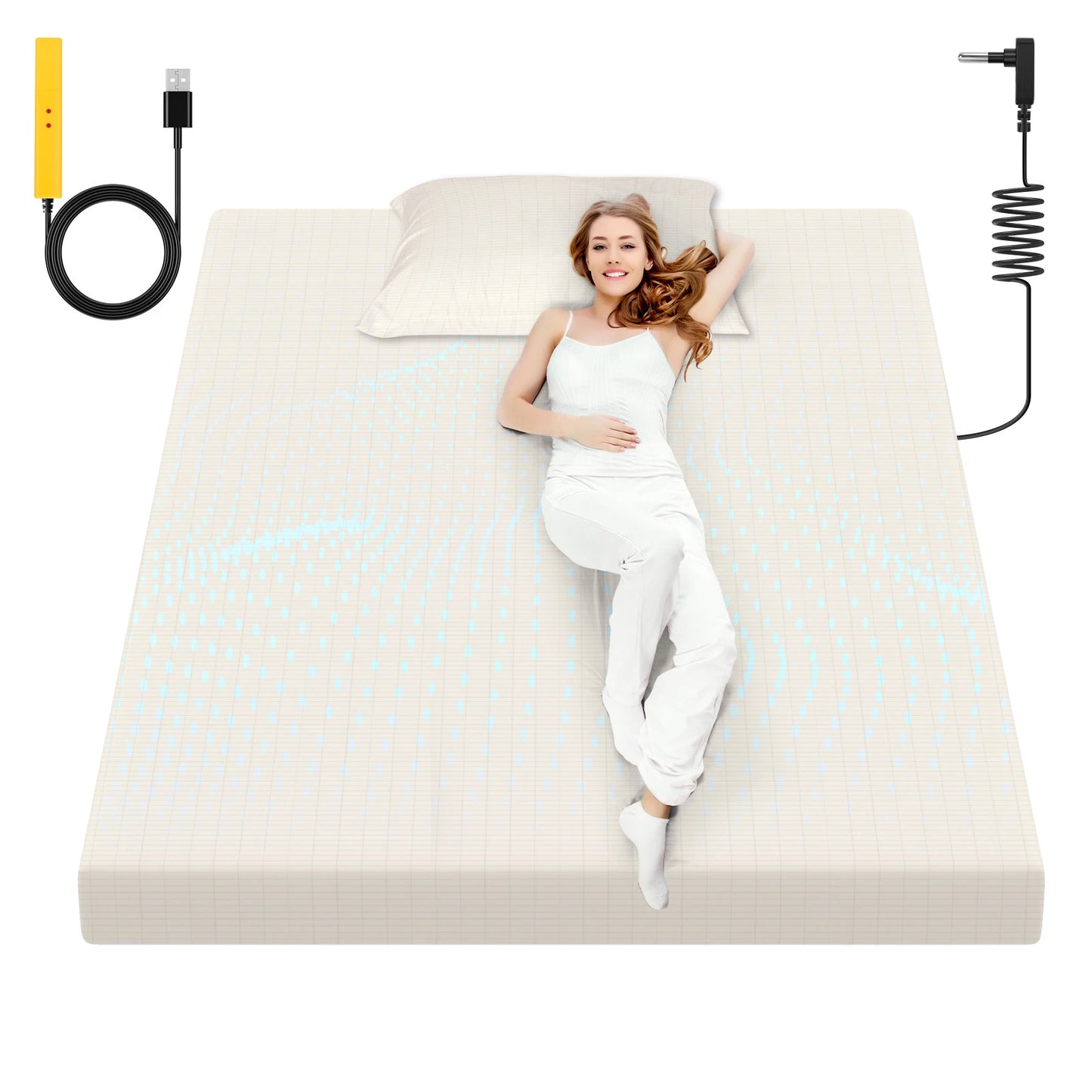 NONECN Grounding Sheet With Silver-Infused Organic Cotton For Sleep
