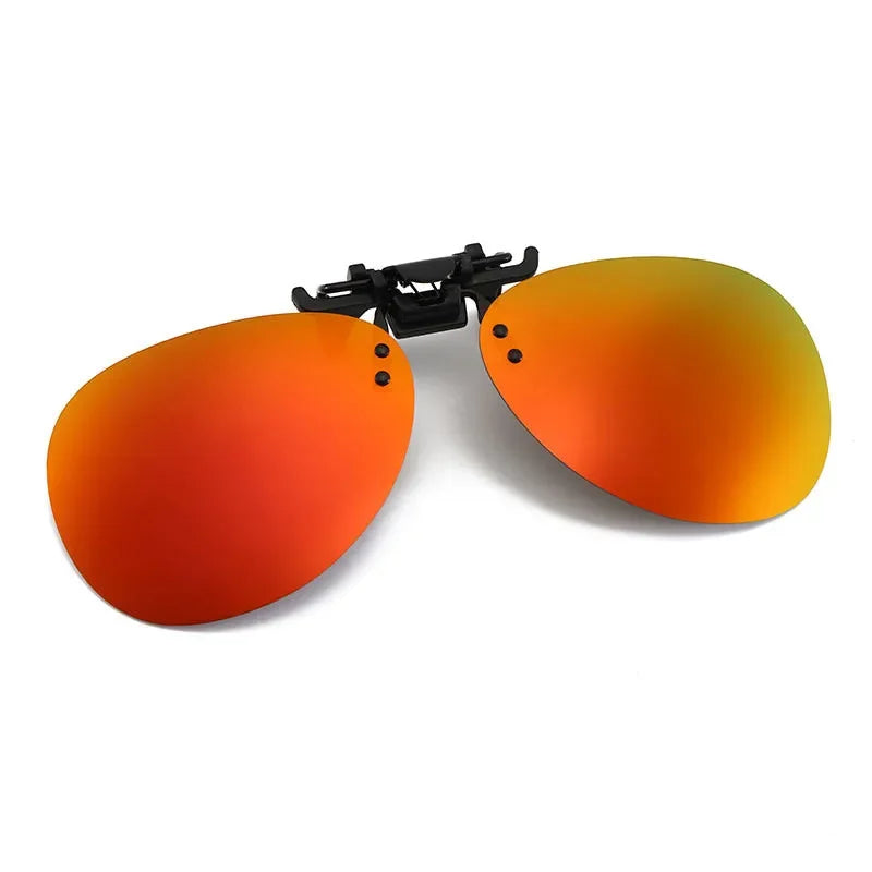 KLASSNUM Polarized Clip On Sunglasses Photochromic For Unisex Driving