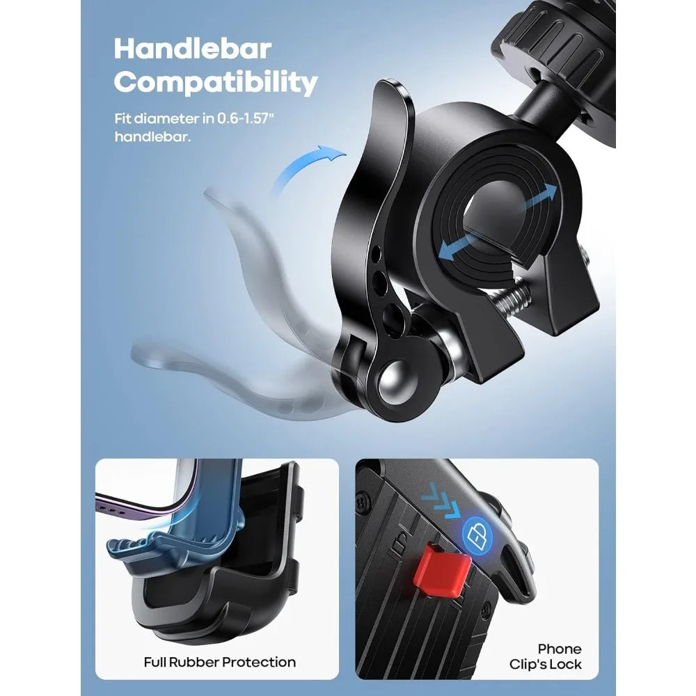 Charger Bike Phone Holder for Motorcycle and iPhone Mount