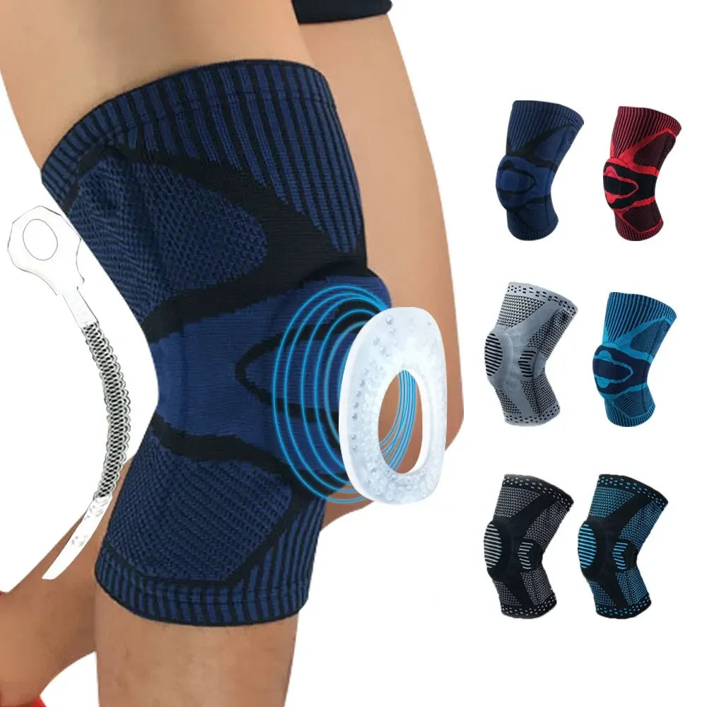 Hign-concerned Knee Brace For Pain Relief With Side Stabilizers Gel Pads For Meniscus Tear Recovery Unisex