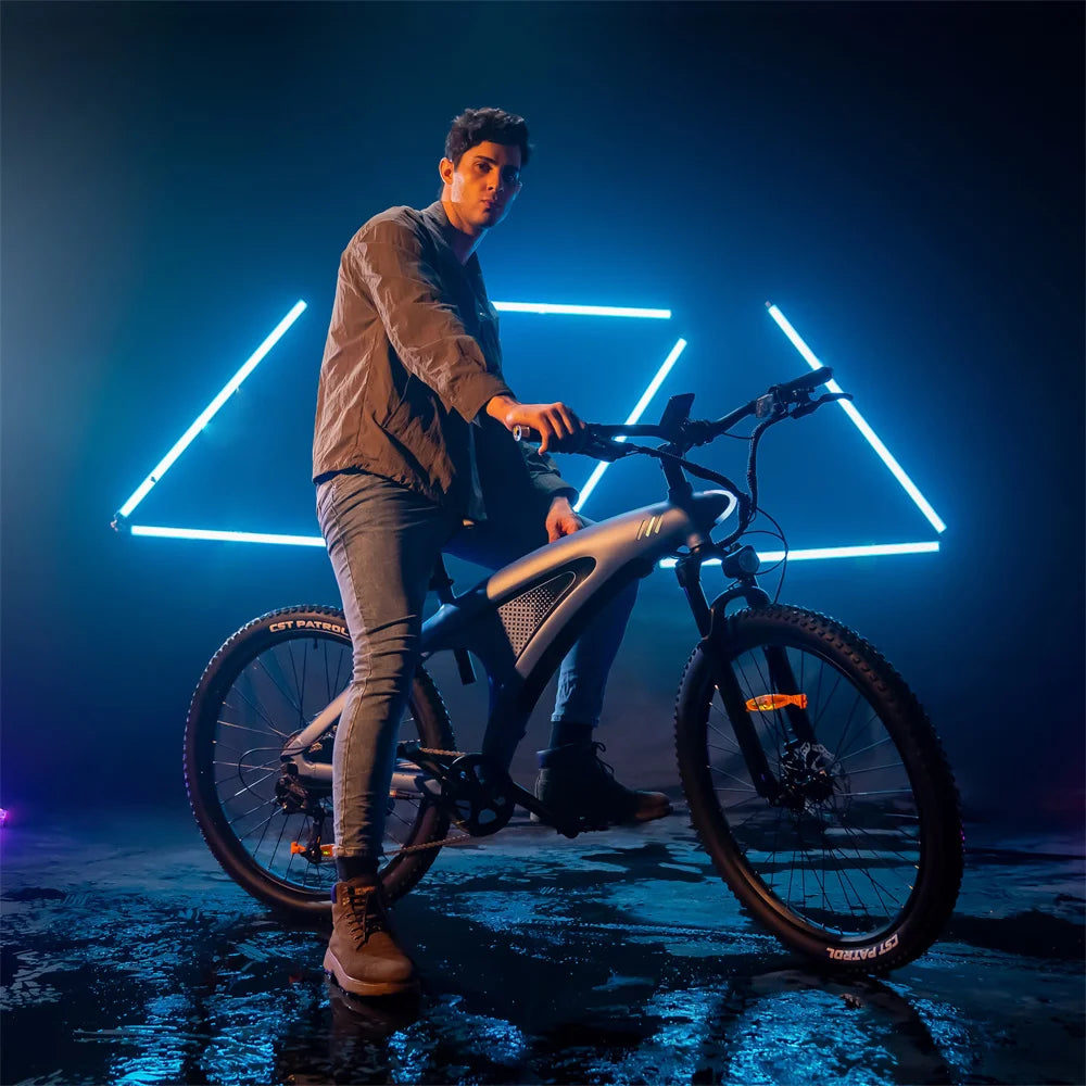 HX Q5 2000W Electric Mountain Ebike With 48V 20Ah Battery