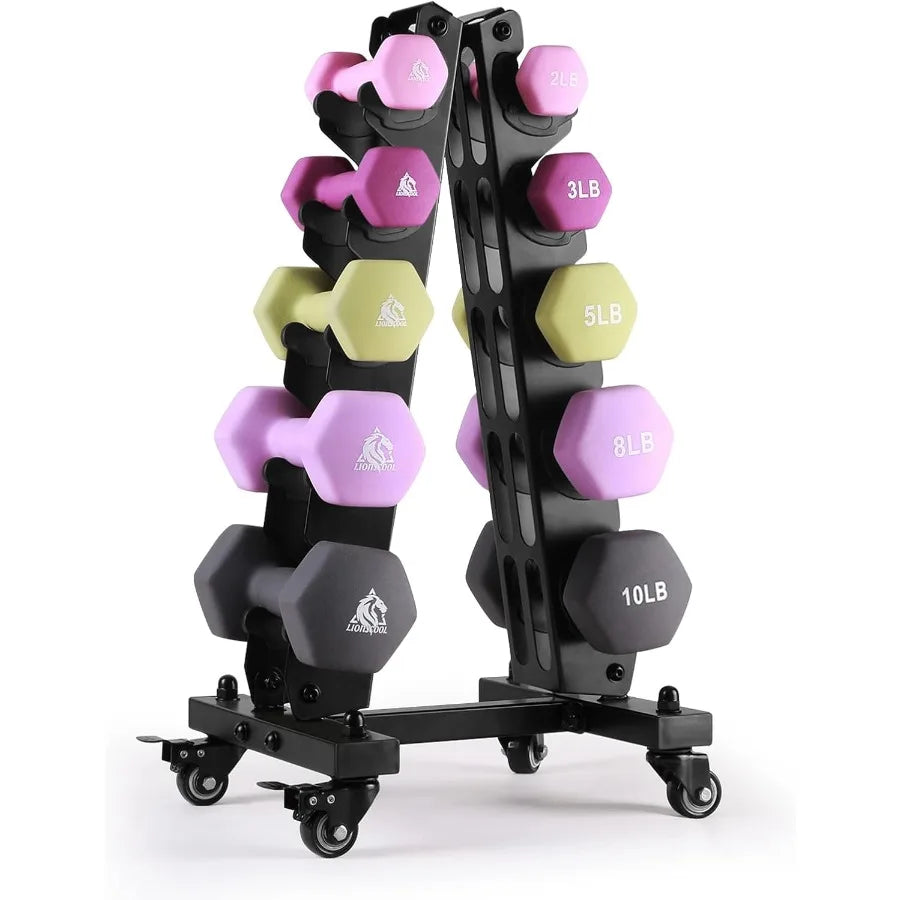 Neoprene Coated Dumbbell Set Of 2 For Strength Training