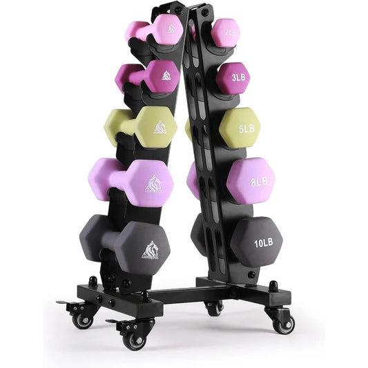 Neoprene Coated Dumbbell Set Of 2 For Strength Training