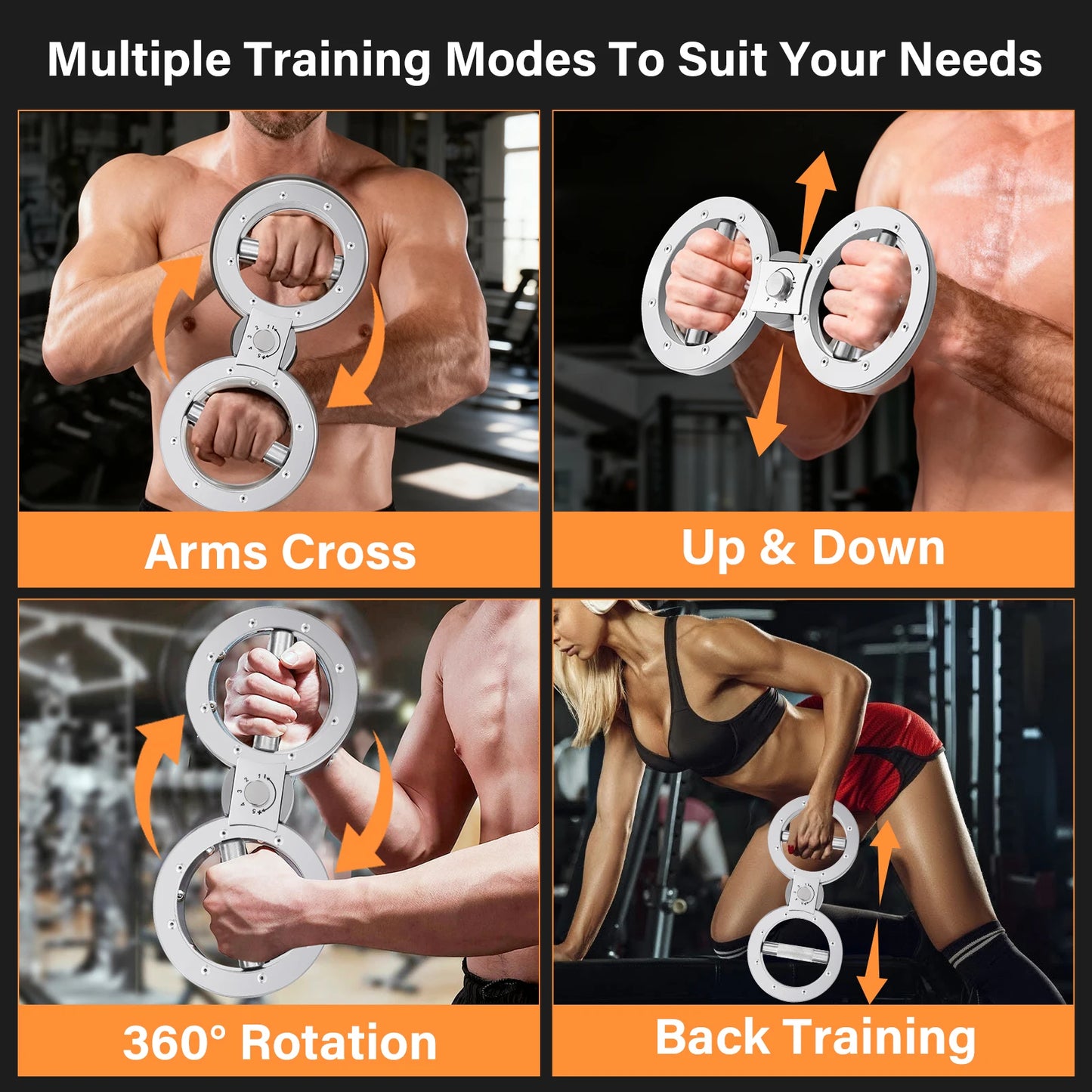 Rotator Machine Multifunctional Grip Strength Trainer For Forearm Exercise