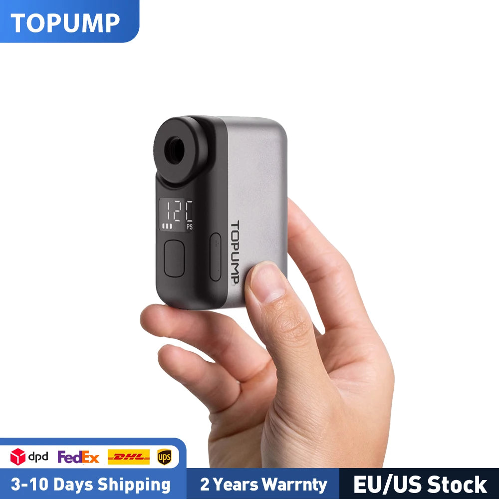 Topump TB2 Pro Electric Mini Portable Bike Pump 120PSI