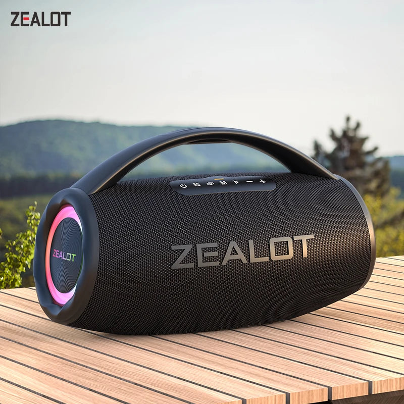 Zealot S97 80W Bluetooth Speaker RGB Light Waterproof Subwoofer